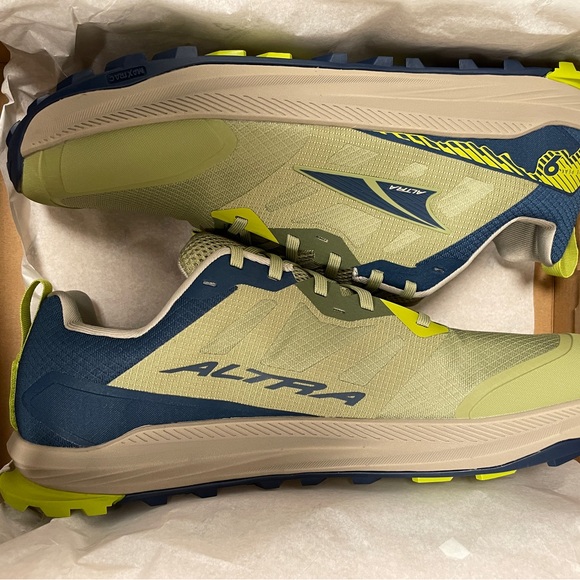 Size 14 - Altra Lone Peak 9 Men's Running Shoes Dusty Olive - Picture 3 of 4